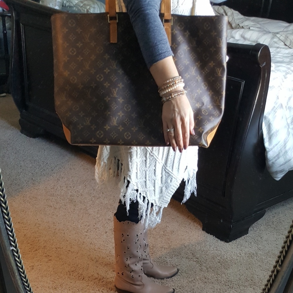 Louis Vuitton Cabas Alto Monogram Canvas Tote